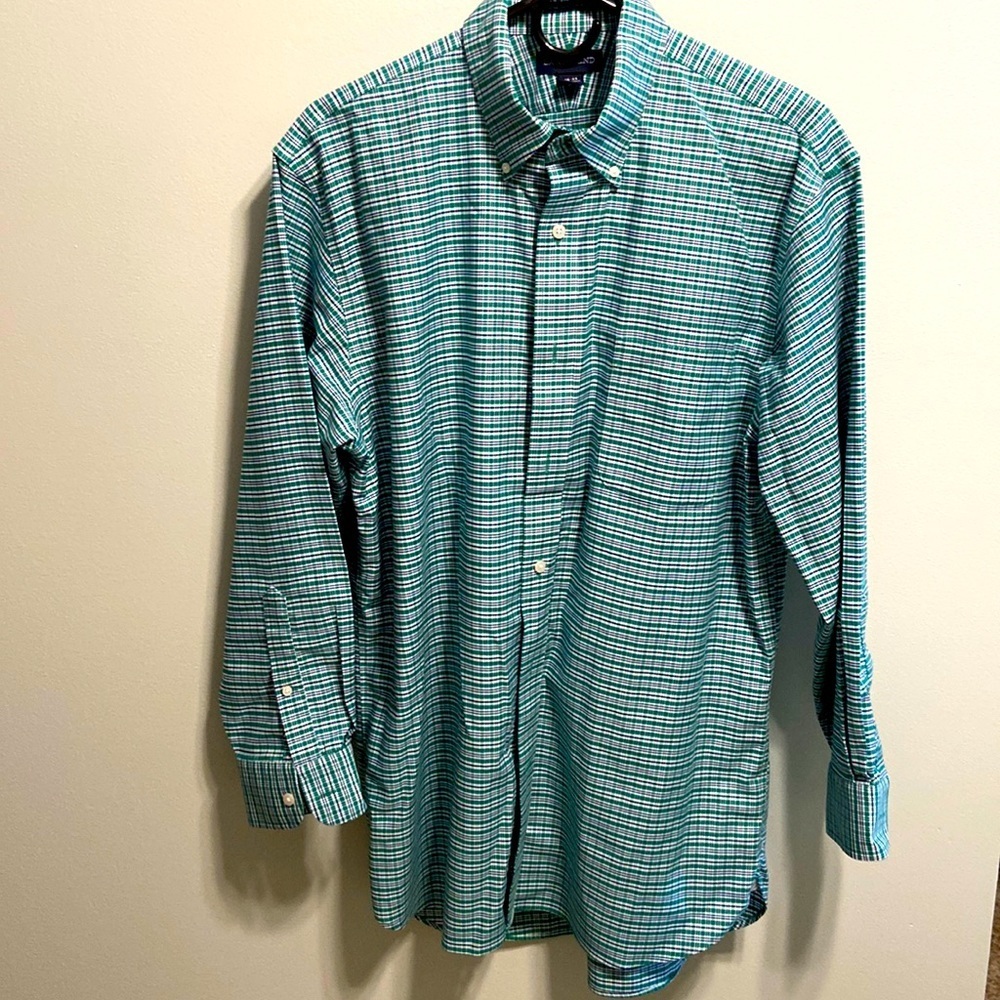 Lands End traditional fit, men’s shirt, no iron oxford